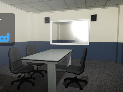 Ruang Interogasi Model 3D