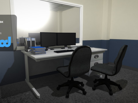 Interrogation Room 3Dモデル