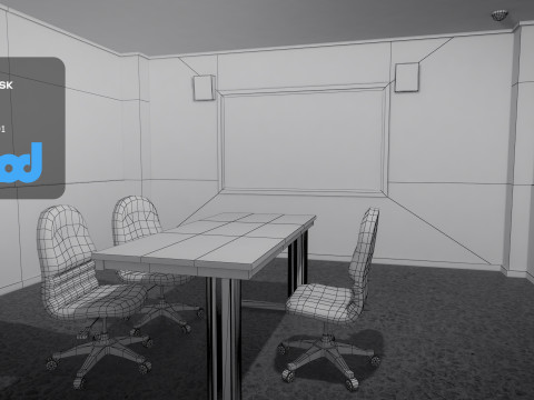 Interrogation Room 3Dモデル