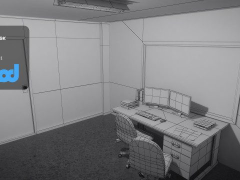 Interrogation Room 3Dモデル