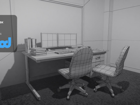Interrogation Room 3Dモデル