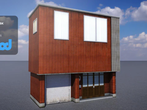 Japanisches Haus 0002 3D Modell