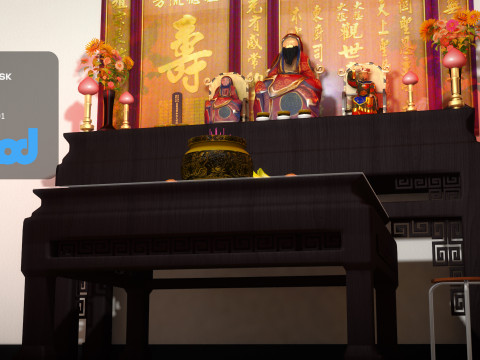 Chinese Altar Modelo 3D