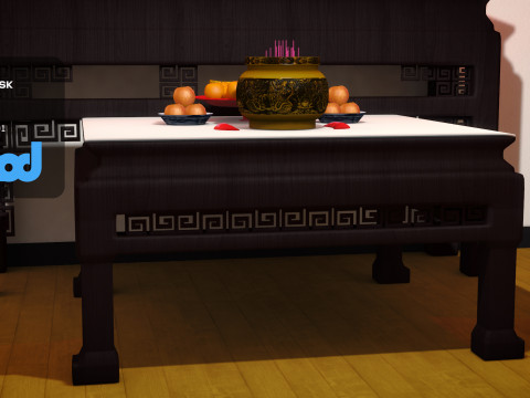 Chinese Altar Modelo 3D