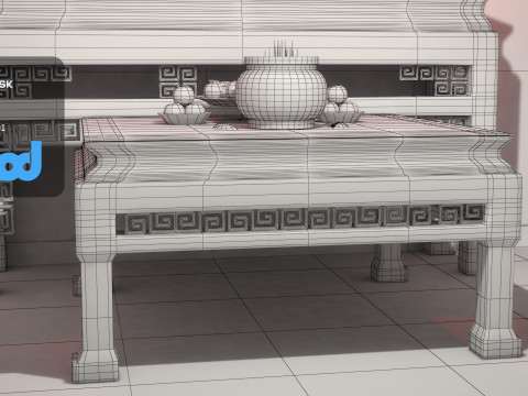 Chinese Altar Modelo 3D