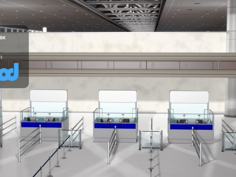 Immigration Counter 3D Модель