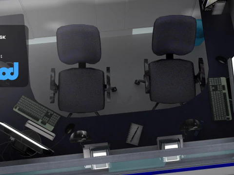 Immigration Counter 3D Model