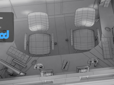 Immigration Counter 3D Модель