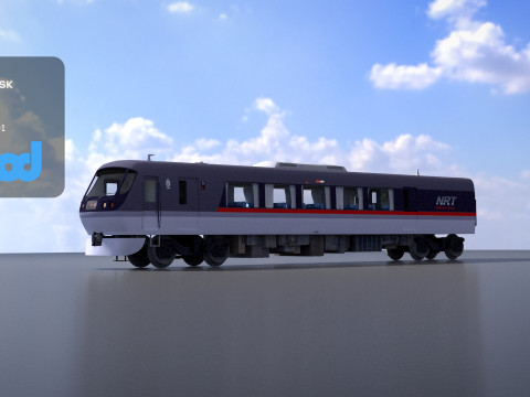 Jr Train 0001 3Dモデル