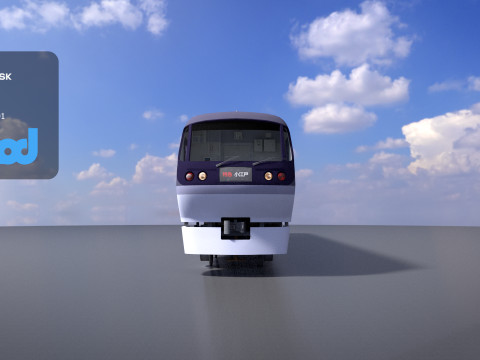 Jr Train 0001 3Dモデル