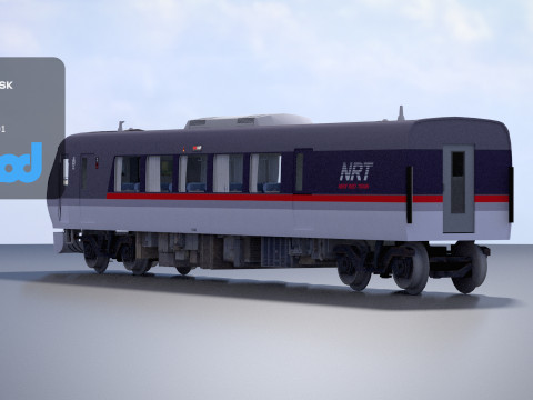 Jr Train 0001 3Dモデル
