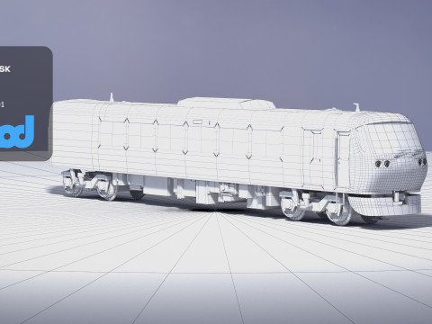 Jr Train 0001 3Dモデル