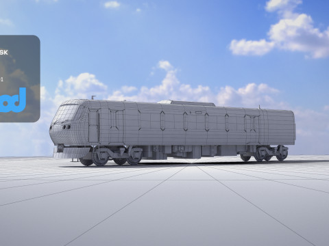Jr Train 0001 3Dモデル