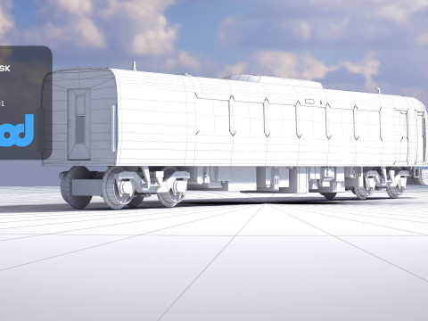 Jr Train 0001 3Dモデル