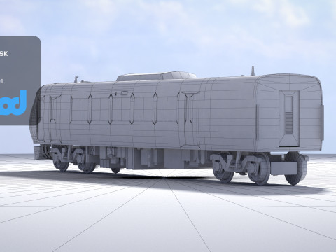 Jr Train 0001 3Dモデル