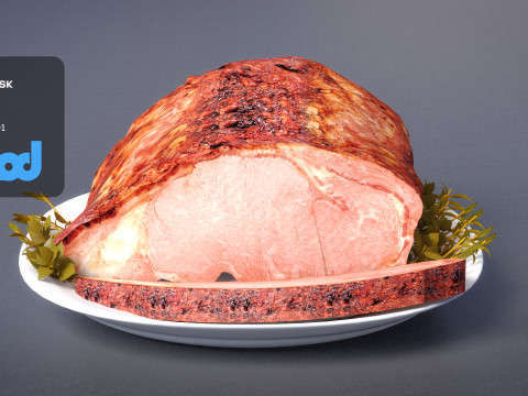 Roast Meat 3D Model
