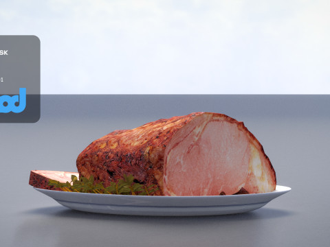 Roast Meat 3D Model