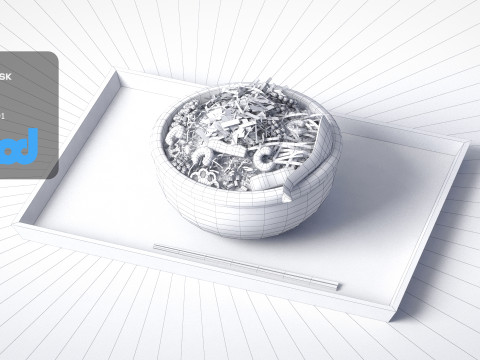 Sushi Rice Meal 3Dモデル