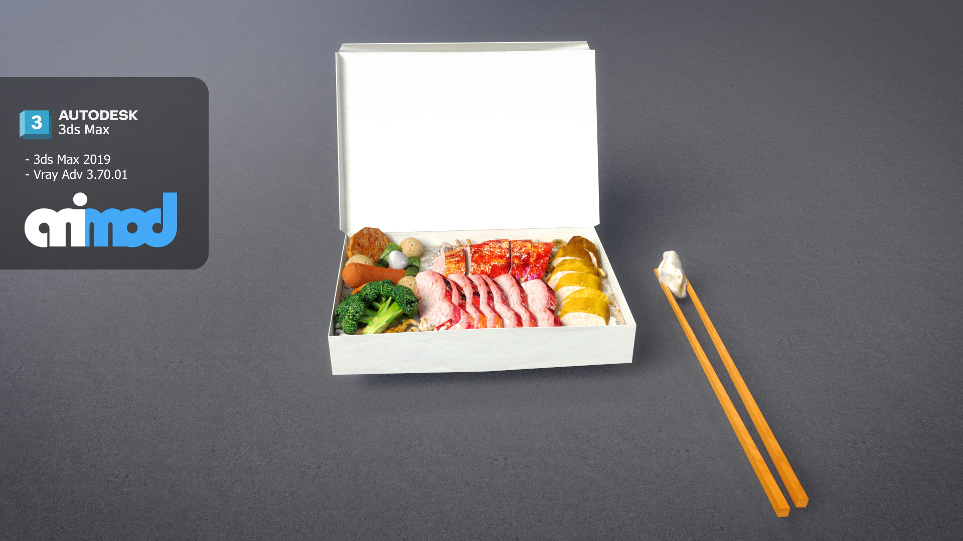 Lunchbox 3D Model .c4d .max .obj .3ds .fbx .stl .blend