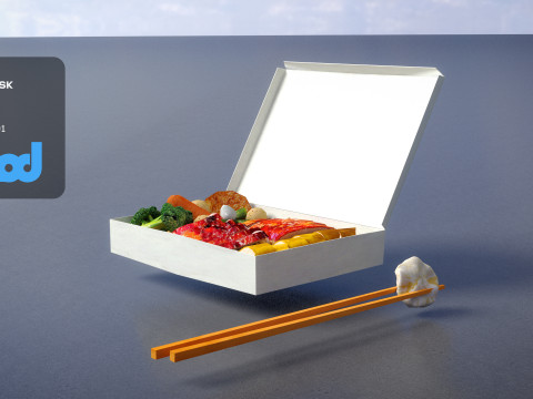 Lunchbox 3Dモデル