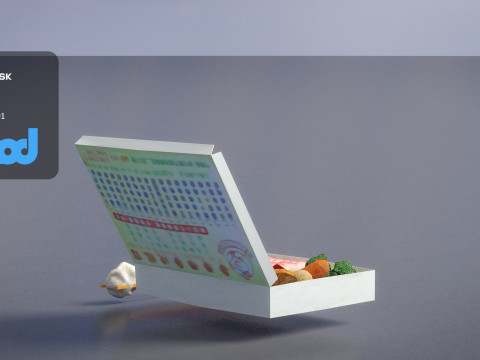 Lunchbox 3Dモデル