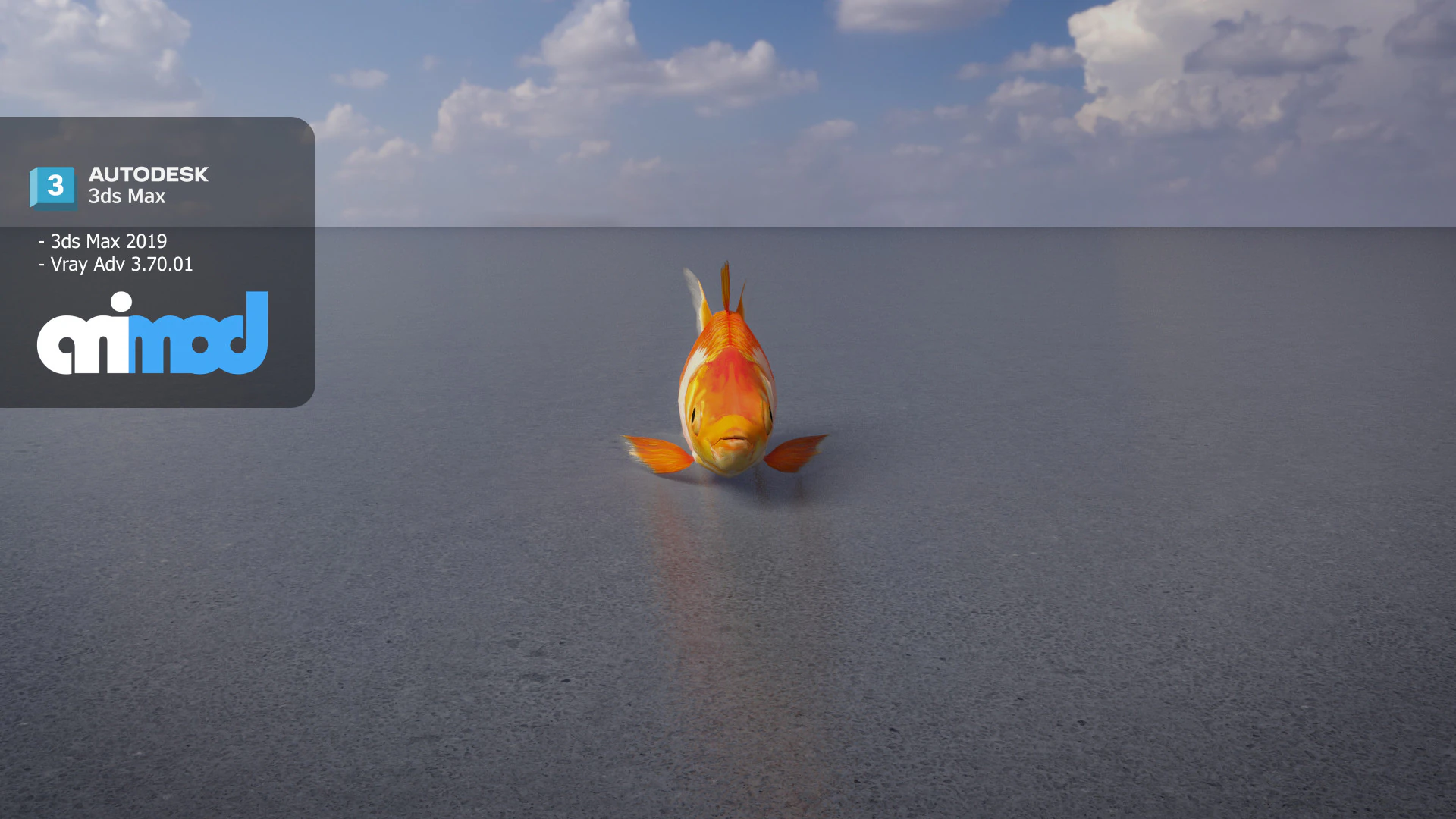 金魚 3Dモデル .c4d .max .obj .3ds .fbx .stl .blend 