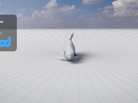 金魚 3Dモデル