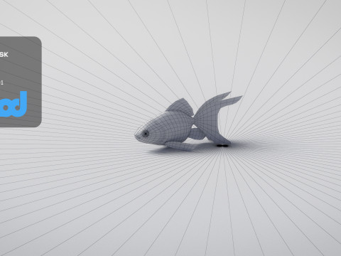 Gold Fish 3Dモデル