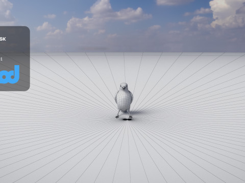Sparrow 3Dモデル