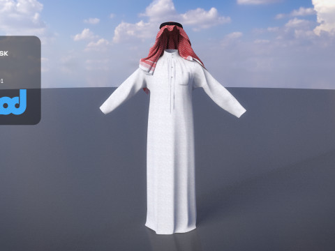 MiddleEastMaleClothing0002 3Dモデル