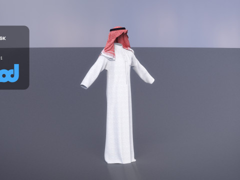 MiddleEastMaleClothing0002 3Dモデル