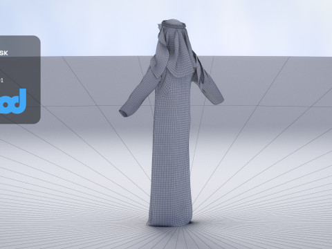 MiddleEastMaleClothing0002 3Dモデル
