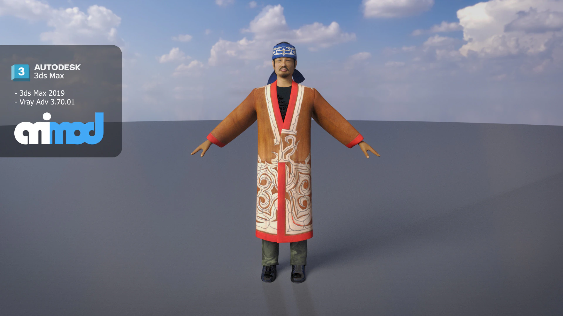 Povo Ainu Modelo 3D .c4d .max .obj .3ds .fbx .stl .blend 