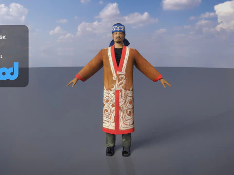 Popolo Ainu Modello 3D