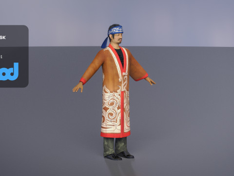 Ainu People 3Dモデル