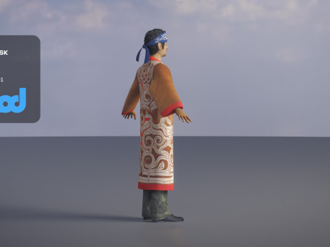 Ainu People 3Dモデル