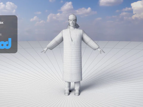 Povo Ainu Modelo 3D