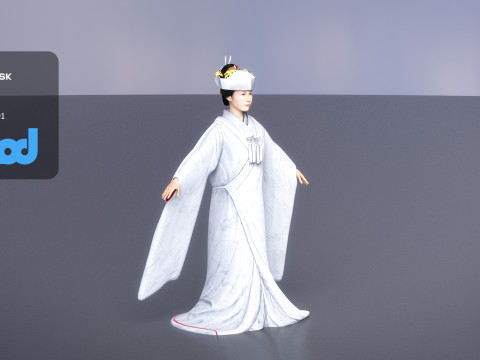 Japanese Bride 0003 3D Model