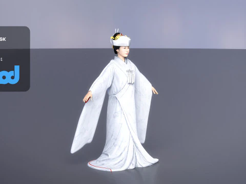 Japanese Bride 0003 3D Model