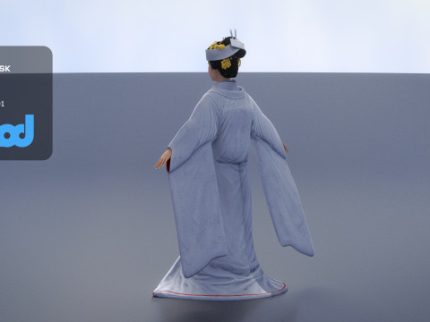 Japanese Bride 0003 3D Model