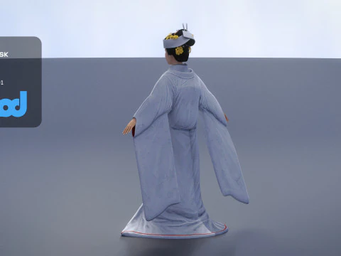 Japanese Bride 0003 3D Model