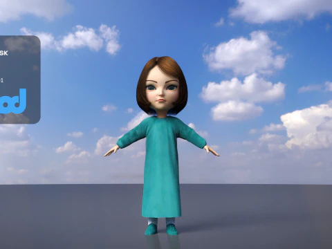 Infermiera 0005 Modello 3D