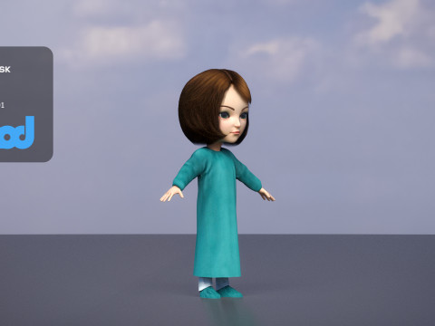 Nurse 0005 3D Модель