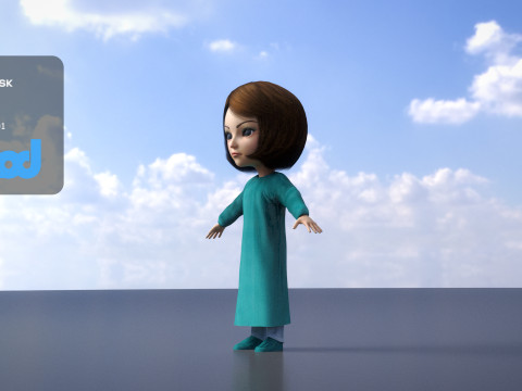 Nurse 0005 3D Модель