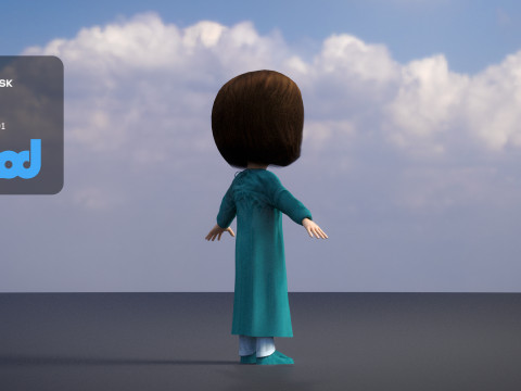 Nurse 0005 3D Модель