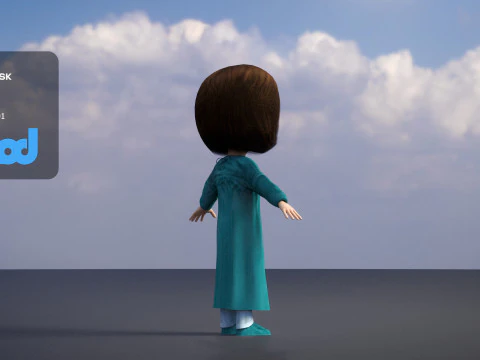 Nurse 0005 3D Model