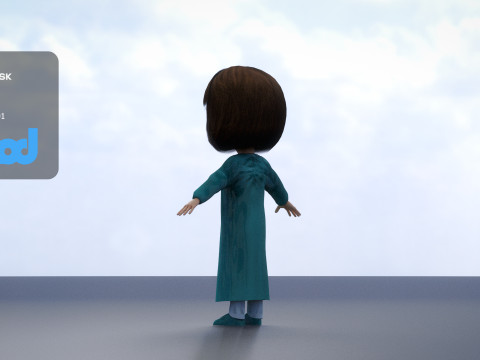 Nurse 0005 3D Модель