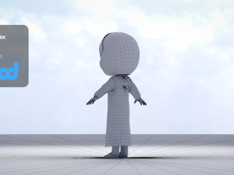 Nurse 0005 3D Модель