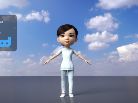 Nurse 0003 3D Model