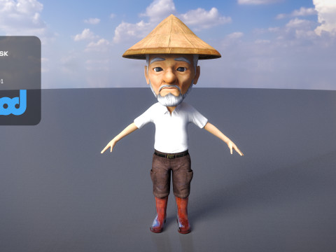 Farmer0019 3Dモデル